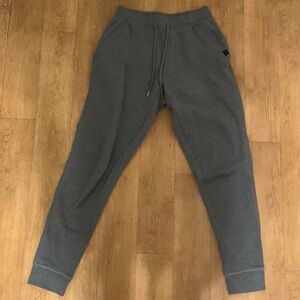Gray sweatpants